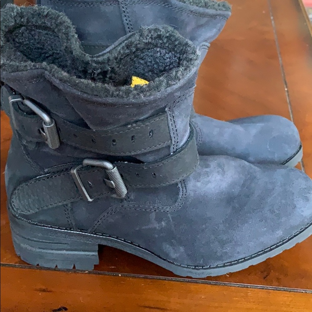 CAT Work Ankle Boot With Double Buckle